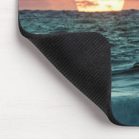 Beach Sunset Surfer | Sport Mousepad (Ecke)