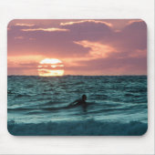 Beach Sunset Surfer | Sport Mousepad (Vorne)