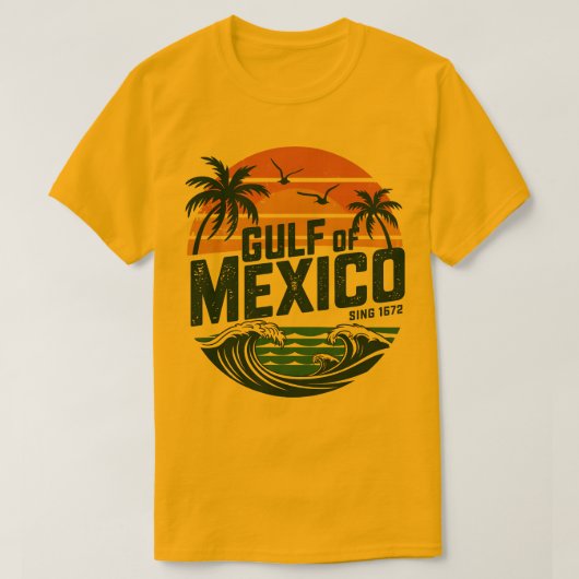 Beach Sunset T-Shirt Golf von Mexiko T - Shirt (Design vorne)