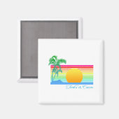 Beach Sunset Turks Caicos Magnet (Vorderseite/Rückseite)