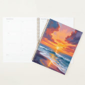 Beach Sunset Watercolor Ocean Painting Planer (Anzeige)