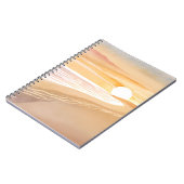 Beach Sunset Watercolor | Schönes Gelb Notizblock (Linke Seite)