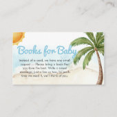 Beach Surf Baby on Board Shower Books for Baby Begleitkarte (Vorderseite)