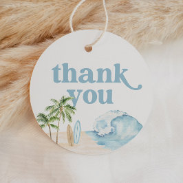 Beach Surf Geburtstags Favor Tag Geschenkanhänger