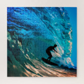 Beach Surfen Big Wave Ride Puzzle (Vertikal)