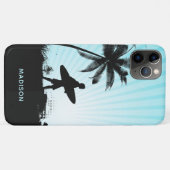 Beach Surfer individuelle Name Telefongehäuse Case-Mate iPhone Hülle (Rückseite (Horizontal))