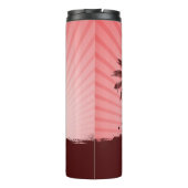 Beach Surfer individuelle Name tumbler Thermosbecher (Rückseite)