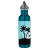 Beach Surfer individuelle Name Wasserflaschen (Links)