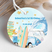 Beach Surfing Geburtstagsparty Geschenkanhänger