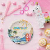 Beach Surfing Geburtstagsparty Paper Teller (Party)