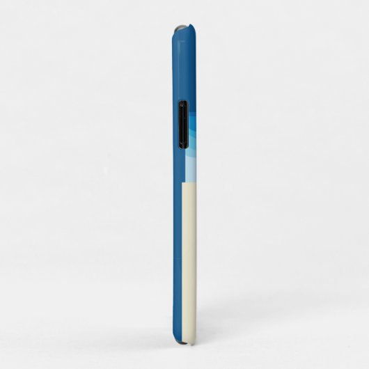 Beach Surfing Monogram iPhone / iPad Gehäuse Case-Mate iPhone Hülle (Hinten/Rechts)