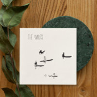 Beach Surfing Wedding Cocktail Napkin