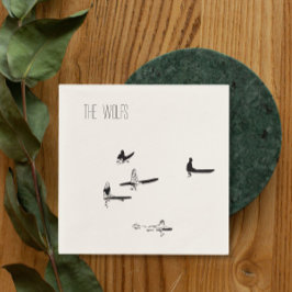 Beach Surfing Wedding Cocktail Napkin Serviette