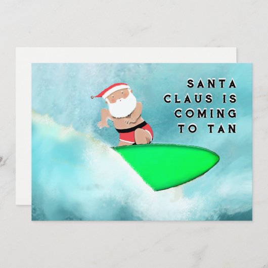 Beach Surfing Weihnachten (Vorne/Hinten)