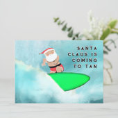 Beach Surfing Weihnachten (Stehend Vorderseite)