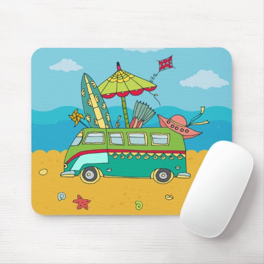 Beach Surflife Mousepad (Mit Mouse)