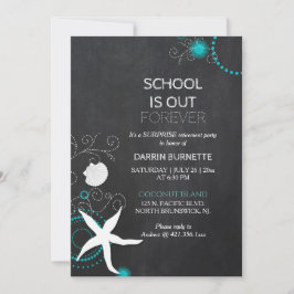 Beach Surprise Retirement Party für Lehrer Einladung