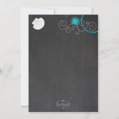 Beach Surprise Retirement Party für Lehrer Einladung (Rückseite)