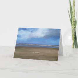 Beach Sympathy Card Karte