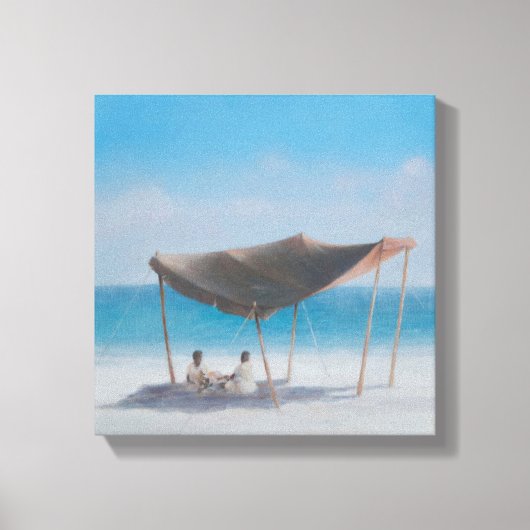 Beach Tent 2012 2 Leinwanddruck (Vorderseite)