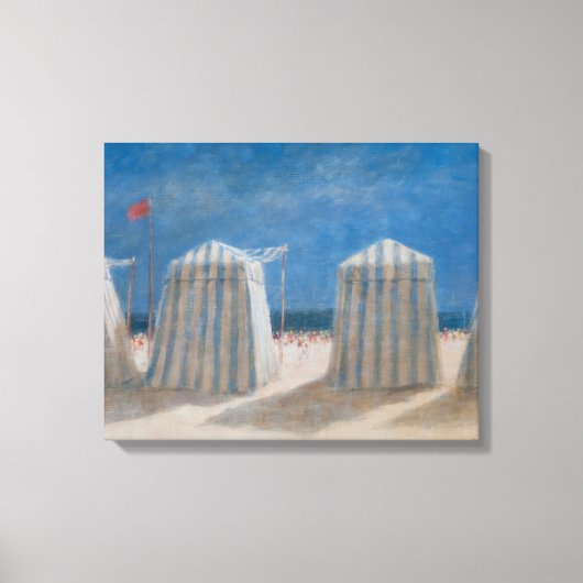 Beach Tents Bretagne 2012 Leinwanddruck (Vorderseite)