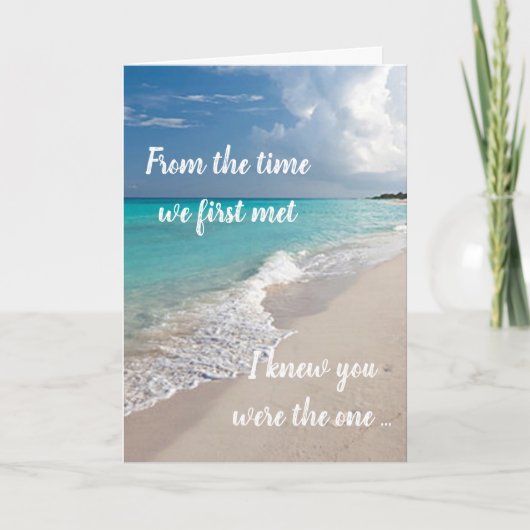 [Beach] The One - Breakup Karte (Vorderseite)