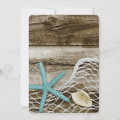 BEACH THEMA B'NOT B'NAI BAR BAT MITZVAH EINLADUNG (Rückseite)