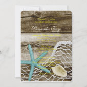 BEACH THEMA B'NOT B'NAI BAR BAT MITZVAH EINLADUNG (Vorderseite)