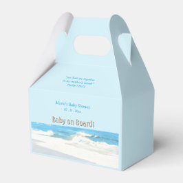 Beach Theme Baby an Bord Christliche Babydusche Geschenkschachtel