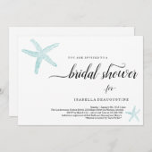 Beach Theme Brautparty Einladung (Vorne/Hinten)
