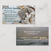 Beach Theme Business Card Telefonnummerkarte (Vorne/Hinten)