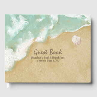 Beach Theme Business Gästebuch