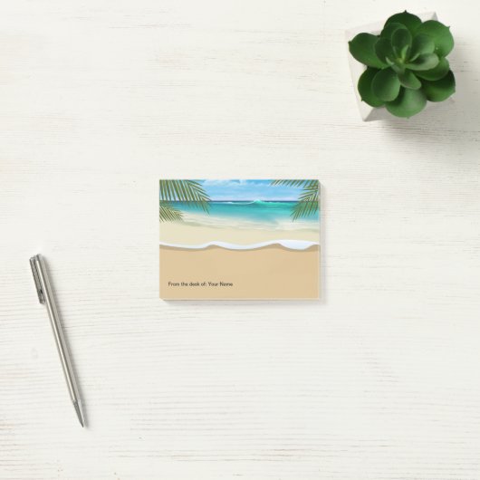 Beach Theme Coasty Office Sticky Notepads Post-it Klebezettel (Büro)