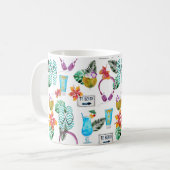 Beach Theme Coffee Cup Kaffeetasse (Vorderseite Links)