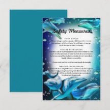 Beach Theme Dolphin Hochzeitssicherheitsmaßnahmen