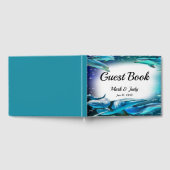 Beach Theme Dolphin Wedding Gästebuch (Voll)