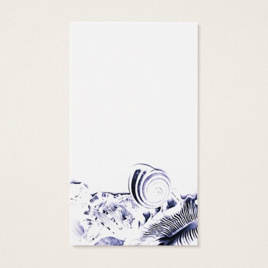 Beach Theme Earring Holder Custom Juwelier Card (Rückseite)