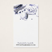 Beach Theme Earring Holder Custom Juwelier Card (Vorderseite)