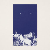 Beach Theme Earring Holder Custom Juwelier Card (Vorderseite)