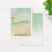 Beach Theme Necklace Holder Custom Juwelier Card (Schreibtisch)