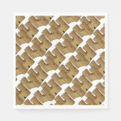 Beach Theme Party Sandcastle Paper Napkins Serviette (Vorderseite)