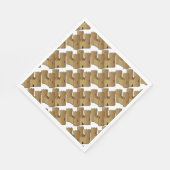 Beach Theme Party Sandcastle Paper Napkins Serviette (Ecke)