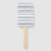 Beach Theme Party Watercolor Fächer (Rückseite)