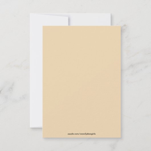 Beach Theme Response Card - Landschaft RSVP Karte (Rückseite)