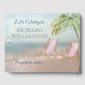 Beach Theme Retirement Party Gästebuch (Rückseite)