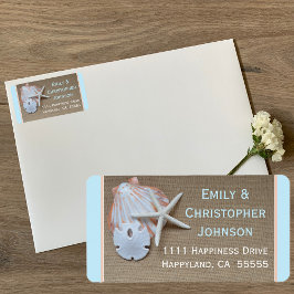 Beach Theme Rücksendeadressen-Aufkleber Adressaufkleber