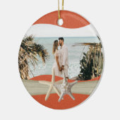 Beach Theme Starfish Foto Keramikornament (Links)