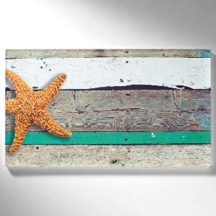 Beach Theme Starfish Wedding rustikal Namenschild