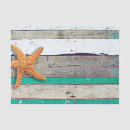 Beach Theme Starfish Wedding rustikal Seidenpapier