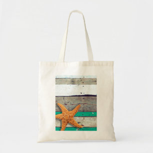 Beach Theme Starfish Wedding rustikal Tragetasche